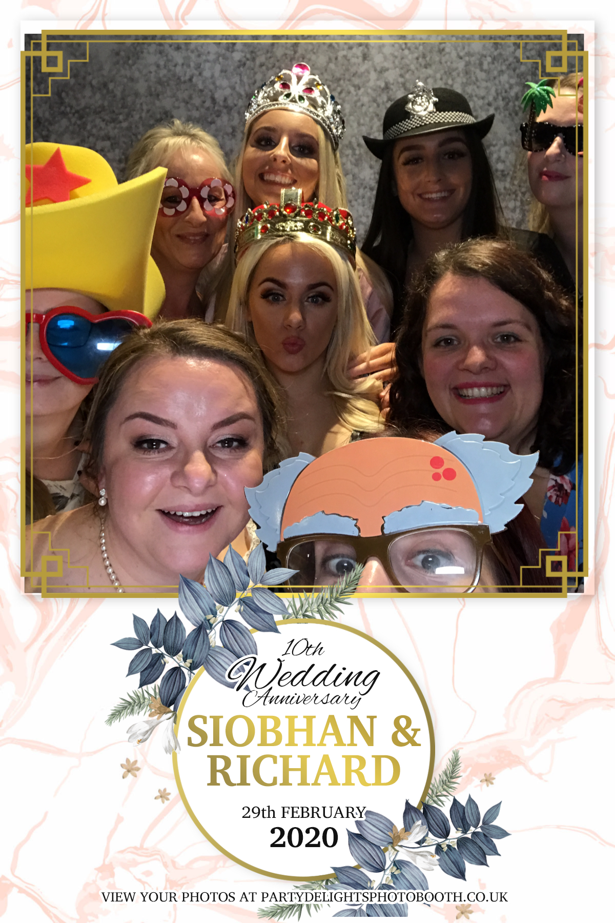 Siobhan and Richards Vow renewal  | View more photos from the event at gallery.partydelightsphotobooth.co.uk/u/PartyDelightsPhotoBooth/Siobhan-and-Richards-Vow-renewal